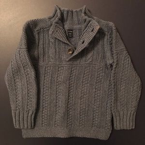 Blue / gray baby gap sweater boy 3T